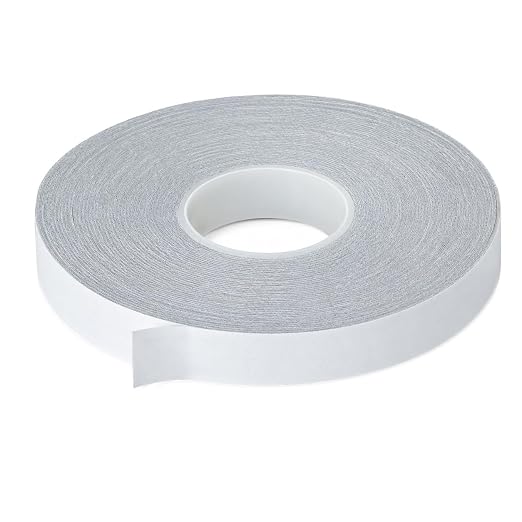Tandy Leather Tanner's Bond Adhesive Tape - Mess Free Alignment for Stitching and Sewing Projects - Thin Double Sided Tape for Precise Leathercraft Work - 10 mm x 20 m