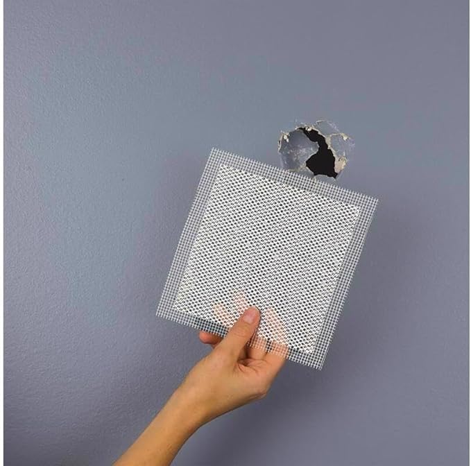 ADFORS FibaTape 0.8 ft. L x 8 in. W Fiberglass Mesh White Self Adhesive Wall Repair Patch
