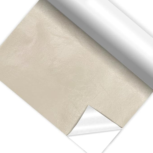 Self Adhesive Faux Leather Repair Patch,1Roll 15x78 Inch Leather Repair Tape for Furniture,Couch Tape for Couches,Bed,Car Seats,Chair,White