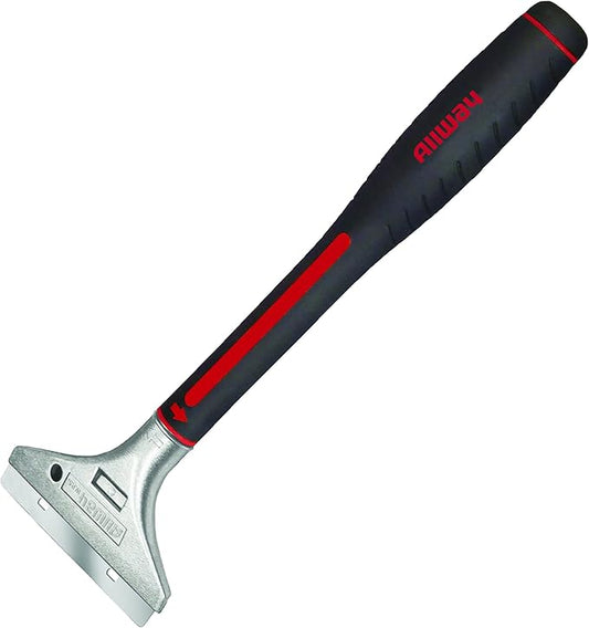 ALLWAY WPS Aluminum-Headed Multi-Purpose Wall Scraper and Stripper with 4" Blade and 12" Handle