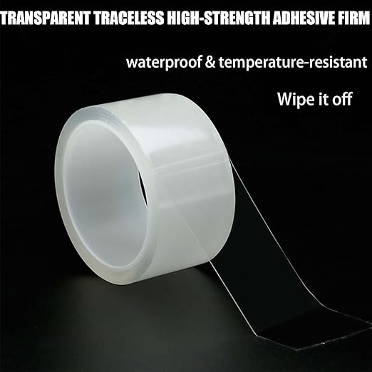 Clear Caulk Strip, 2 Inch x 33 Feet Self Adhesive Caulk Tape Caulking Sealing Tape for Kitchen Countertop Sink Bathtub Bathroom Shower Toilet and Floor Wall Edge Protector