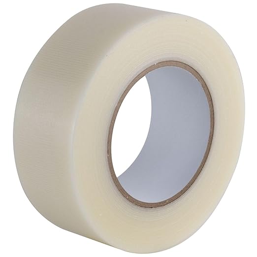 GTSE Clear Duct Tape, 2 Inches x 55 Yards (164 ft), Heavy Duty, Waterproof Repair Tape for Indoor or Outdoor Use, 48 Rolls
