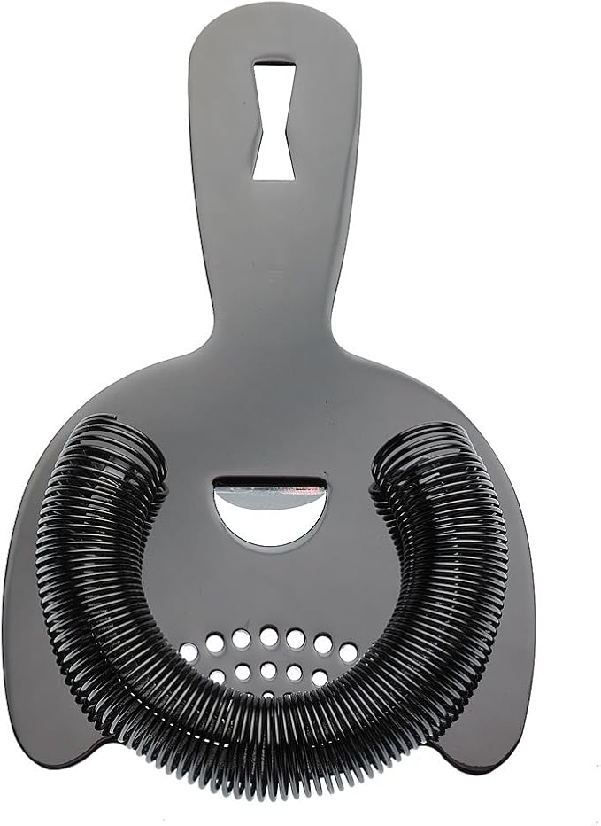 Barfly Heavy Duty Spring Bar Strainer, Gun Metal Black