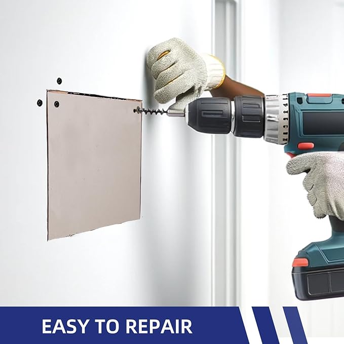 Drywall Repair Kit,Drywall Repair Panel 16” x16“,Sheetrock Repair Kit,Drywall Ceiling Repair,Large Hole Drywall Repair Kit
