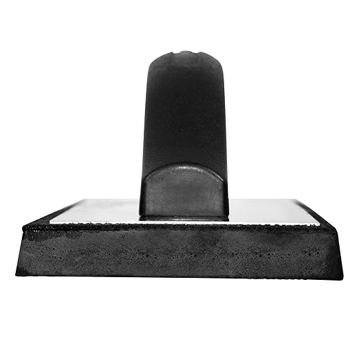 QEP 4 in. x 9.5 in. Molded Rubber Grout Float with Non-Stick Gum Rubber, Black (Pack of 12)