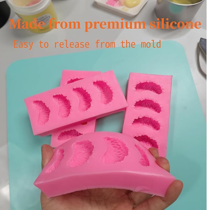 DIY Soap Making Kit, Silicone Orange Soap Molds with Hemp Cord, for Homemade Craft Soap Mold, Exquisite Soap Making Molds for Gift (Without Soap)