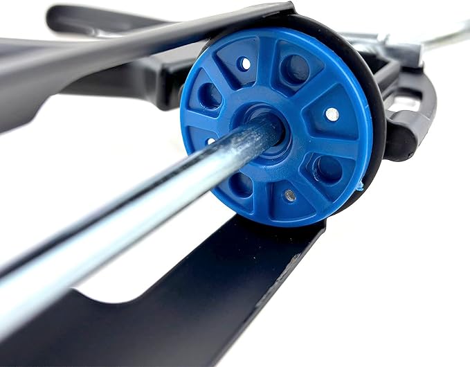 Caulking Tool Gun, Caulking Gun,Drive Stainless Steel Barrel Effort-saving with bearings,for Glass Window Bathroom Kitchen Installation