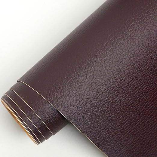 16 X 40 Inch Large Dark Brown Leather Repair Patch, Self Adhesive Waterproof Leather Tape for Furniture, Vinyl Upholstery Repair Sticker Kit for Couch, Car Seats, Sofa & Bags