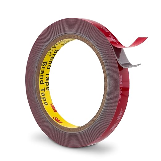 3M Double Sided Tape 0.5" x 15.4Ft Heavy Duty Mounting Tape 5608 Foam Tape Waterproof for Indoor Outdoor Home Office Car Decor