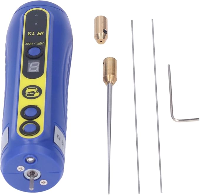 Portable LCD Screen Glue Remover, 4 Levels Adjustable Electric Glue Removal Tool Mobile Phone LCD Screen Dry Glue Clean Machine Caulking Tools ，for Mobile Phone Repair Smoothing and Removing Scrape