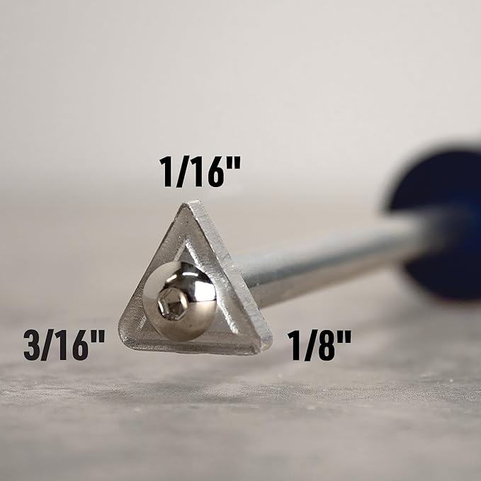 QEP Grout Removal Tool with 3 Durable Tips