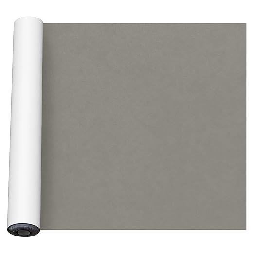 BSZHTECH Leather Repair Tape Self-Adhesive Leather Repair Patch for Couch Furniture Sofas Car Seats Advanced PU Vinyl Leather Repair Kit(Grey, 23.6 X 79 inch)