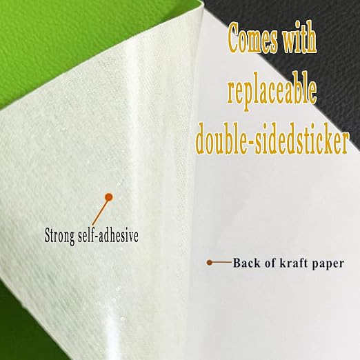 2 Pcs Sofa Repair Self Adhesive Leather Tape Patch Strong Adhesive Car Seat Furniture Repair Patches High Low Temperature Wear Waterproof Resistant (10 x 12 inch/2pcs, Green)