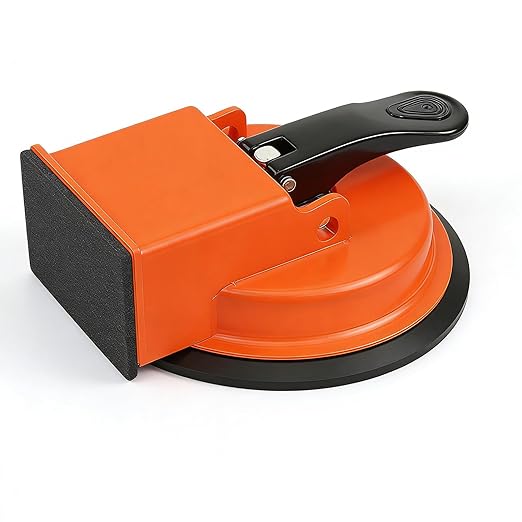 Floor Gap Fixer Tool, Heavy Duty Laminate Floor Gap Fixer Tool, Powerful Suction Cup Gap Repair Tool for Hardwood Floors, Tiles, Laminate, Vinyl Flooring (Orange)