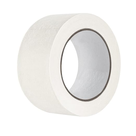 2 Inch Beige White Wide Masking Tape, 2 Inch X 55 Yard | Beige White Painters Tape