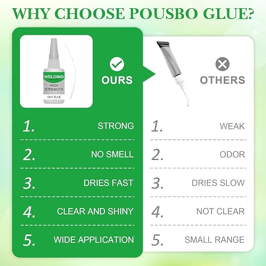 2Pack Super Glue All Purpose, 2026 Multifunctional Fast Repair Welding High Strength Oily Glue, Shoe Glue Welding Glue for Metal, Plastic, Wood, Ceramics, Leather, Glass (2PCS)