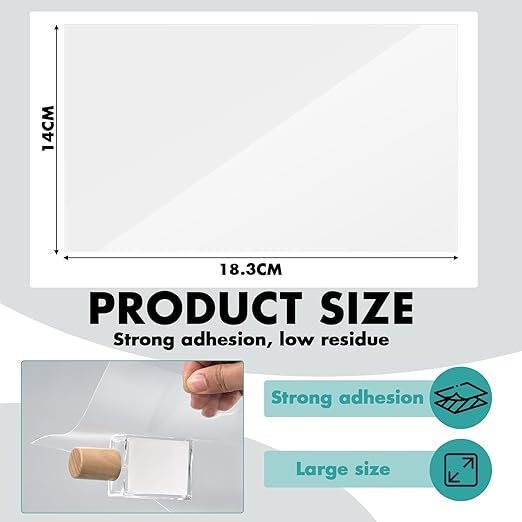 Novabright 12 Pack Floor Gap Fixer Tool Sticky Pads, Adhesive Replacements Sticky Pads for Laminate, Vinyl and Wood Floor Repairs, Strong Grip Fix Accessories