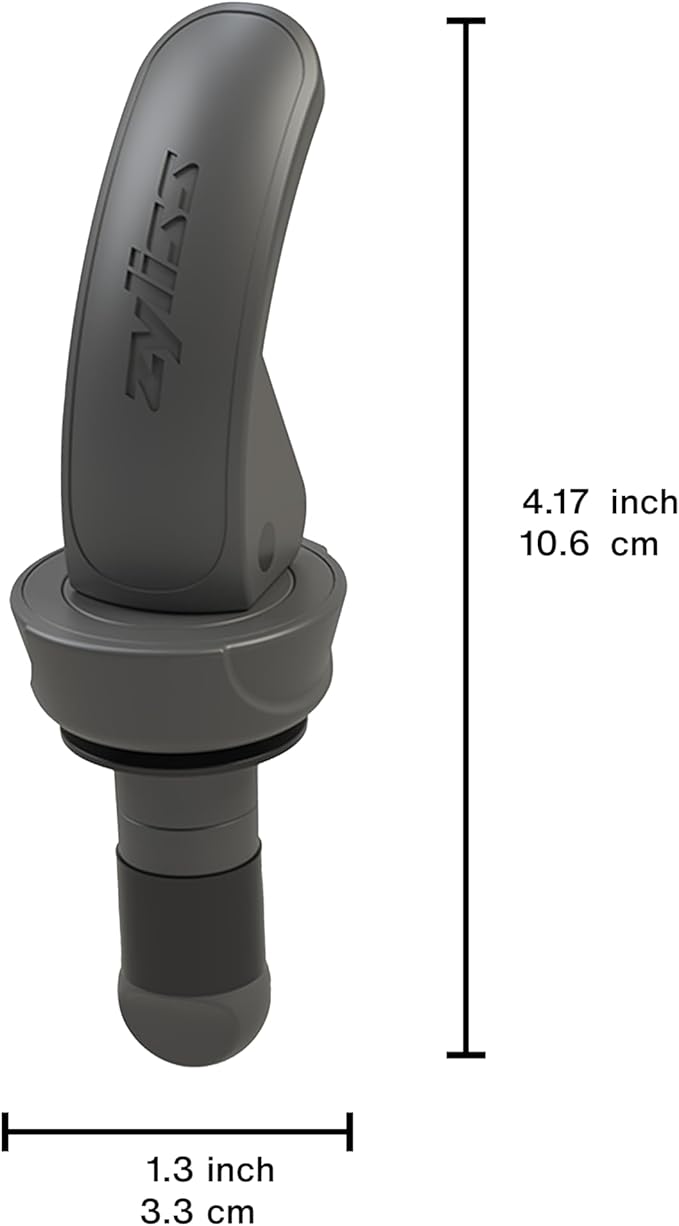 Zyliss Bottle Stoppers 2 Piece Set – Reusable Leak-Proof Wine and Drink Sealers with Ergonomic Wheat Straw Handles, Durable Rubber Seal, Fits Carbonated and Still Bottles, Dishwasher Safe
