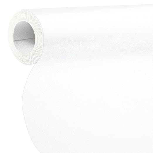 Leather Repair Patch 36X158 inch Large Self-Adhesive Leather Repair Tape, Reupholster Leather Patches for Furniture Couch Chairs Car Seat (White, 36x158 inch)