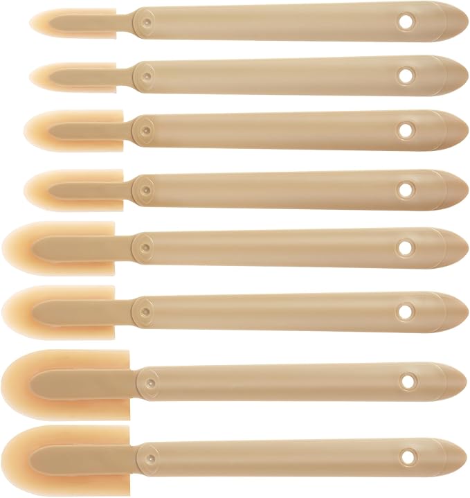 UKQRRTC 8Pcs Rubber Caulking Tool 4 Size Set Smooth Grout Sealant Caulking Tool Rubber Spatula Spreader Grout Sealer Applicator Smoothing Finger Finisher Grout Caulk Finishing Tool
