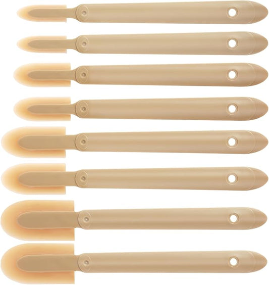 UKQRRTC 8Pcs Rubber Caulking Tool 4 Size Set Smooth Grout Sealant Caulking Tool Rubber Spatula Spreader Grout Sealer Applicator Smoothing Finger Finisher Grout Caulk Finishing Tool