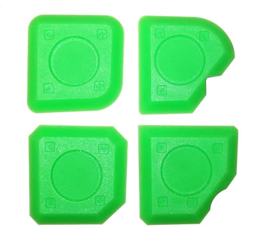 Albion Dispensing Solutions 1158-1 Caulk Slicker Squares 4 Piece Set Polyurethane