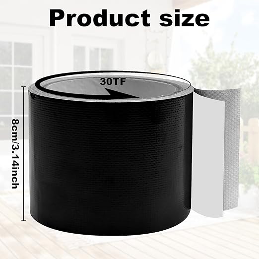 Engorgio Waterproof Repair Tape for Awning,3inX25ft,Fabric, RV Roof,Tarp,Sail and Boat Cover Outdoor Repair Patch, Multipurpose,Heavy Duty,UVproof and Heat-Resistant