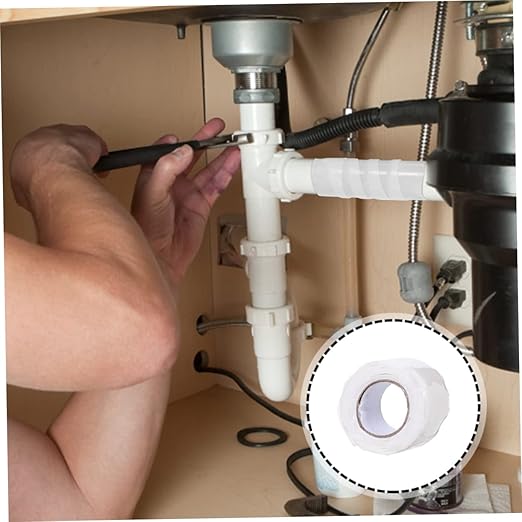 Alipis Pipe Sealing Tape for Leak Repair Rubberized Sealant Tape for Pipes and Gaps Wide Self-Adhesive