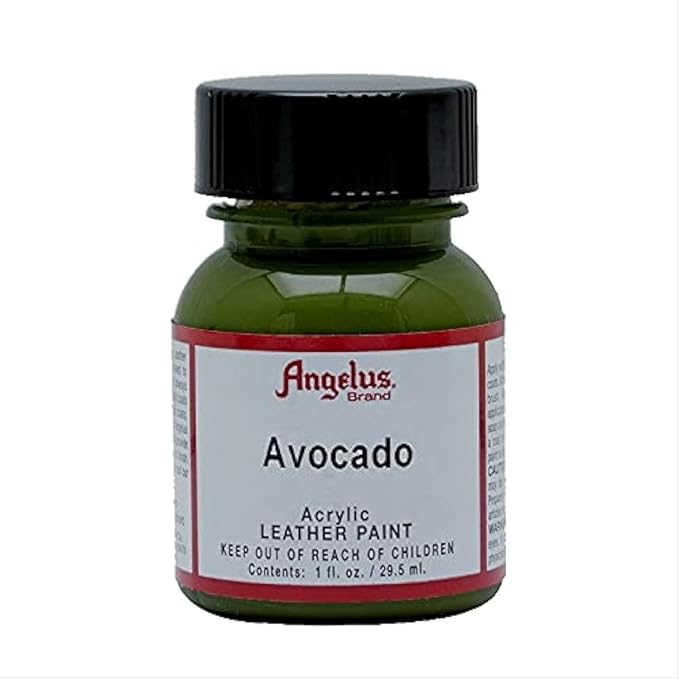 Angelus Acrylic Leather Paint-1 oz.- Avocado Green