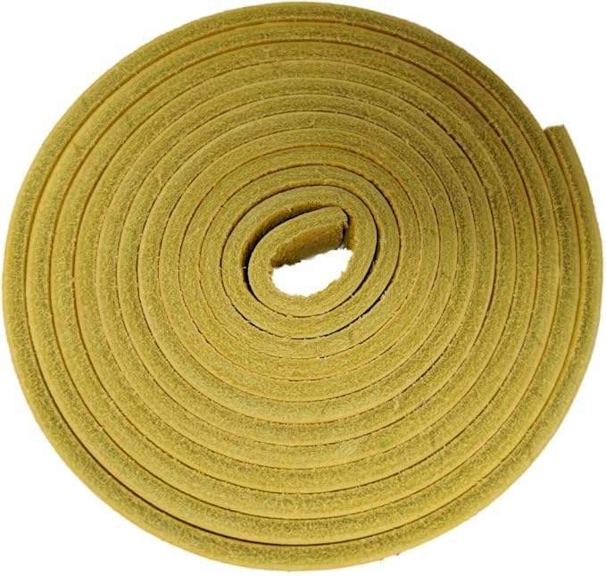 Leather Strap for Crafts & Jewelry | 72 Long × 5/8" Wide × 1/8" Thick (7-8oz) | Genuine Leather Strips for Crafts, Projects or Repairs - Mango