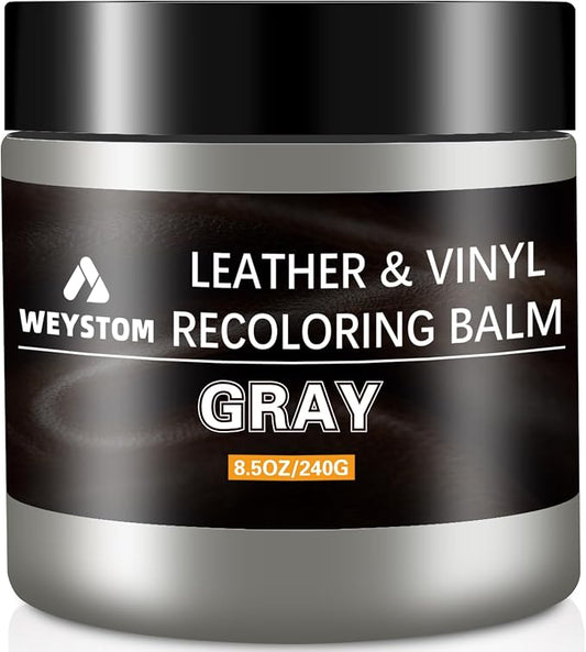 Leather Recoloring Balm, Color Restorer Conditioner, Leather Dye for Furniture, Couch Paint and Repair, Scratch Remover, Leather Color for Couches, Leather Repair Kits
