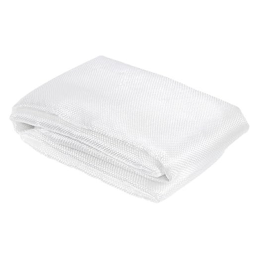 MECCANIXITY Fiberglass Cloth 7 OZ/200g 300cm(3.27 Yards) x1m x 0.18mm E Glass Plain Weave Glass Fiber 32.29 Sq Feet, Woven Fabric for Boat RC Plane Auto Surfboard Tub Pool Repair