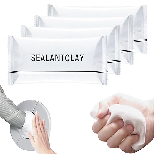 2026 Upgraded Repair Sealing Clay, Waterproof Sealant Mastic,Quick Mending Mud for Drain Connection, Wall Hole, Air Conditioning Hole Waterproof Seal Putty (4)