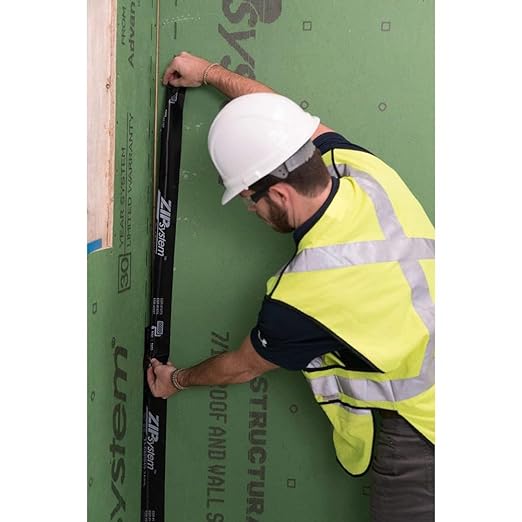 ZIP System Flashing Tape - Adhesive Flashing Tape - Advanced Acrylic Adhesive - Professional-Grade - Weather Protection - for Windows, Doors, & Rough Openings - 3.75" x 90' Roll