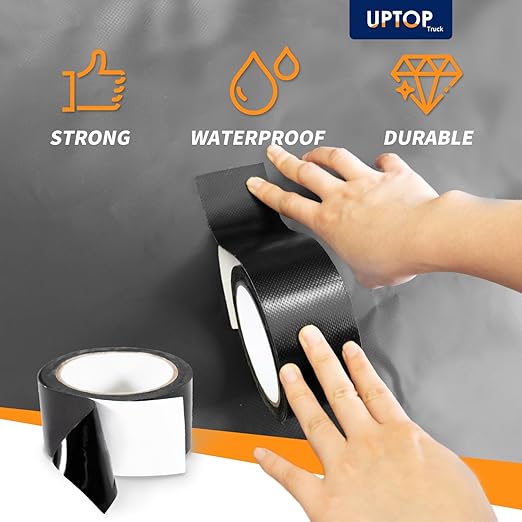 UPTOP Duct Tape 6Inch×20FT Ideal for Camping, RV, Marine Home Repair,Bonds to Metal, Plastic, Wood, Canvas, Vinyl, Nylon, Leather