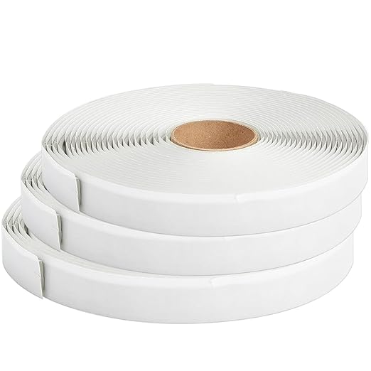 3-Packs Grey Butyl Putty Tape 1/8-Inch x 3/4-Inch x 30-Foot for RV Repair,Boat Sealing ,EDPM Rubber Roof Patching ,Window Repair, Vent Sealing and Home Repair