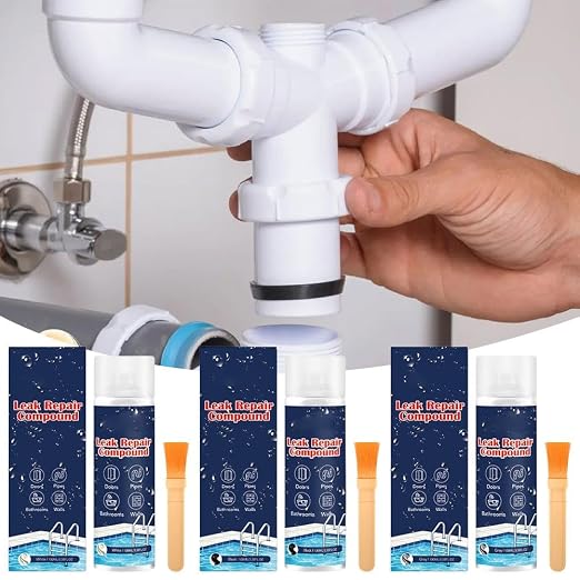 Instant Leak Fix and Waterproofing,Waterproof Leak Repair Cream, Fast Drying Sealant,Instantly Seals Cracks On Roofs,Pipes,Gutters,and Foundations,Indoor Outdoor Use,Long-Lasting Protection