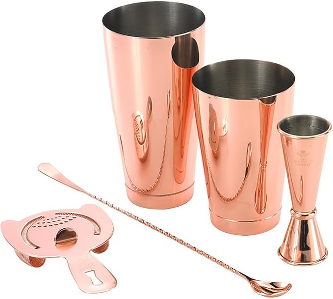 Barfly M37101CP Basics Cocktail Set, 5-Piece, Copper
