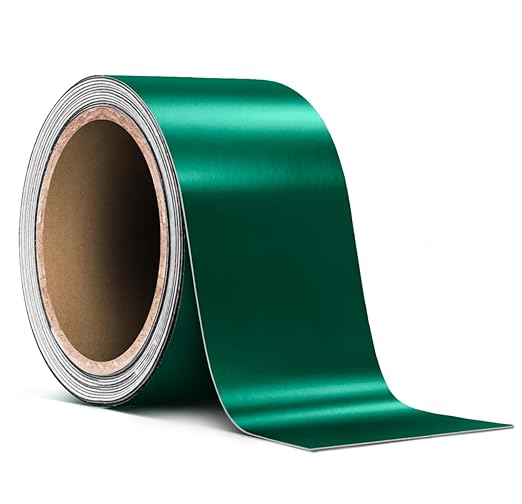 VViViD Satin Emerald Dark Green Chrome Pinstripe Vinyl Tape Roll (2” x 25ft)