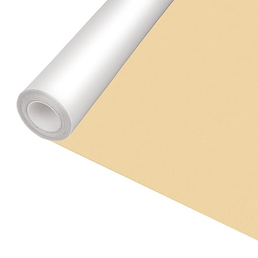 Leather Repair Patch Kit for Furniture 12.6 x 60 inch Beige Waterproof Durable Self-Adhesive Leather Tape, Leather Patch for Couch,Sofa,Car Seat,Vinyl Chairs,Leather Articles,Fabric Fix Etc.