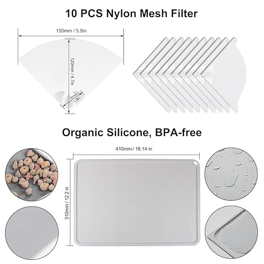 Resin 3D Printer Accessories Kit, Including Cleaning Silicone pad and Stainless Steel Funnel, Maintenance Tool Knife, Tweezers, Funnel, Scissors, Trimming Knife, 3D Printer Tool kit (Resin Tools Kit)