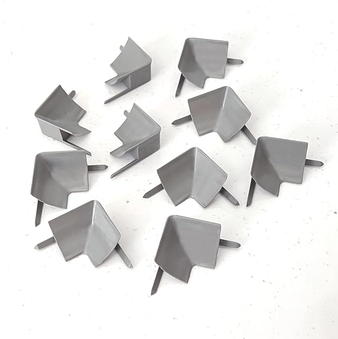InstaTrim Inside Corners - 10 Gray 1/2" Wide Trim Inside Corner Pieces - Trim for Inside Corners - Paintable