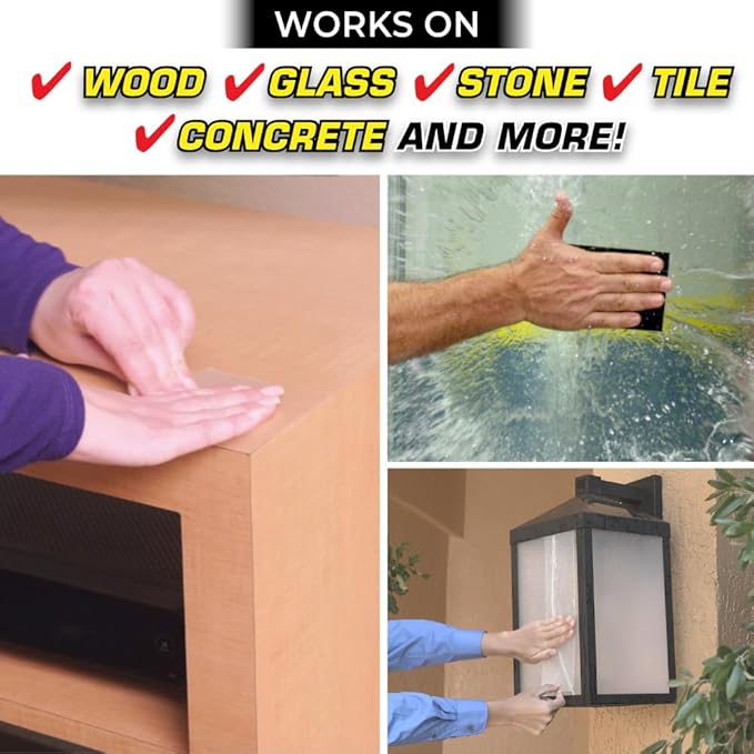 Flex Tape, MAX, Original Thick Flexible Rubberized Waterproof Tape - Seal and Patch Leaks, Works Underwater, Indoor Outdoor - Home RV Roof and Pool Repairs, Clear, 4 in x 25 ft, Pack of 1