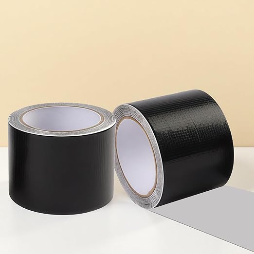 RV Awning Repair Tape for Tarp Outdoor Repair Tape for Canvas, Boat Covers, Tent, Sail, Waterproof, UVproof, Black