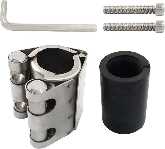 Pipe Repair Clamp, Galvanized Pipe Repair Kit, Leak Repair Clamp for Plastic and Metal Pipes(20mm-23mm/1/2 inch)