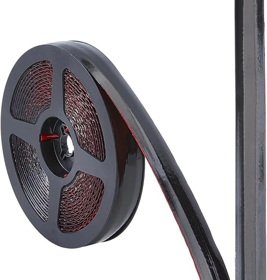 GORGECRAFT 6.56 Yard Waterproof Caulk Strip 0.8 Inch Self-Adhesive Black Ceramic Tile Gap Tape Sealing Strips Peel and Stick Tape Roll Floor Edge Sealant Trim for Shower Bathtub Bathroom Toilet