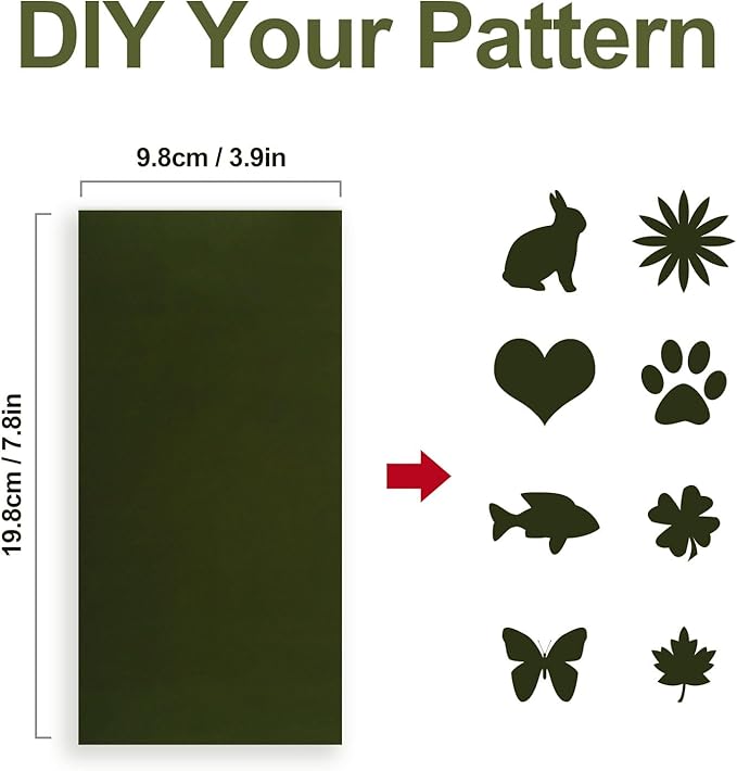 Self-Adhesive Nylon Patches Tent Repair Kit – Outdoor Gear Tenacious Repair Tape, Waterproof Fabric Patches for Clothes, Tent, Down Jacket, Backpack (8pcs, Army Green