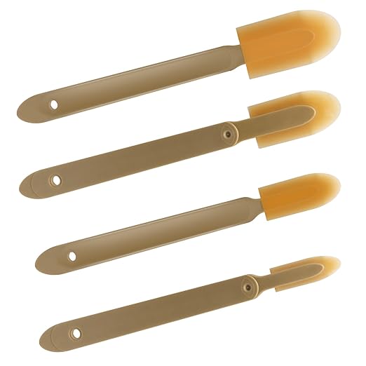 4 PCS Caulking Spatulas Tool, 4 Size Rubber Applicator Silicone Caulk Finishing Tool, Caulk Smoother for Corners, Tiles, Walls, Floors, Bathrooms, Kitchens