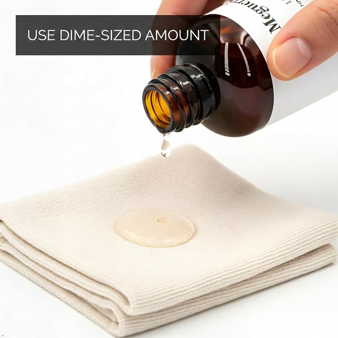 Leather Purse Cleaner and Conditioner Kit, 2 x 4 fl oz | Premium Care Set for Designer Handbags, Luxury Totes & Wallets, pH-Balanced, Non-Toxic Formula