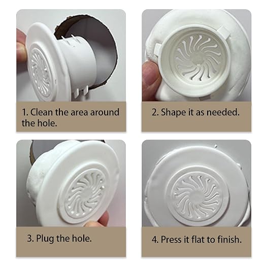 6-Pack 2026 Upgraded Sealant Mastic, Fast Drying Repair Sealant Clay, Quick Mending Putty for Drain Pipe Connection, Wall Holes & Air Conditioning Holes